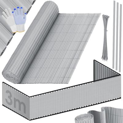 KESSER® PVC Sichtschutzmatte Sichtschutzzaun Balkonverkleidung Windschutz Wetterfest verstärkten Image