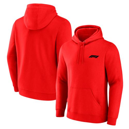 Formula 1 Essentials Kapuzenpullover mit kleinem Logo – Rot – Herren