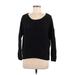 American Eagle Outfitters Pullover Sweater: Black Color Block Tops - Women's Size Small