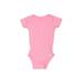 Gerber Short Sleeve Onesie: Pink Polka Dots Bottoms - Size 3-6 Month