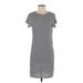 Rebecca Minkoff Casual Dress - Shift: Gray Stripes Dresses - Women's Size X-Small