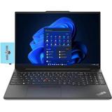 LENOVO ThinkPad E16 Gen 1 16.0 IPS WUXGA Display Laptop (Intel i5-1335U 10-Core 24GB RAM 512GB PCIe SSD Intel Iris Xe Backlit KYB FP Thunderbolt 4 WiFi 6 BT 5.2 Win 10 Pro) w/Dockztorm Dock