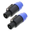 2 Pcs Speakers Speaker Cable 1/4 Audio Connector Speaker Wiring Wiring Major Plastic