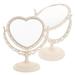 2 Pcs Vanity Mirror Table Decor Table Makeup Mirror Desk Makeup Mirror Cosmetic Mirror Student