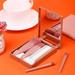 5pcs/set Mini Makeup Brushes for Women Foundation Powder Eyeshadow Blending Brushes Pink Red Cosmetic Accessories Easy Yo Carry