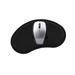 Slow Rebounce Comfortable Pad Mouse Wrist Support Wrist Rest Mouse Hand Pad Mouse Pillow for PC Mouse Playing Game Typing Chatting ( Black )