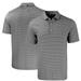 Men's Cutter & Buck Black/White Las Vegas Raiders Big Tall Forge Eco Double Stripe Stretch Recycled Polo