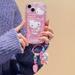 Cartoon Sanrio Hello kitty Kuromi Melody Key Dog Phone Case For iPhone 11 12 Mini 13 14 Pro Max Xs Xr X 7 8 Plus 6 6s Cover