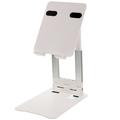 Cell Phone Stand Phone Holder Metal Laptop Stand Adjustable Laptop Stand Tablet Support Solid White Aluminum Alloy Silicone