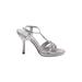 Nina Heels: Silver Shoes - Women's Size 5 1/2