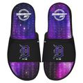 Men's ISlide Black Detroit Tigers Galaxy Gel Slide Sandals