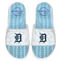 Men's ISlide White Detroit Tigers Ice Gel Slide Sandals