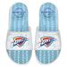 Men's ISlide White Oklahoma City Thunder Ice Gel Slide Sandals