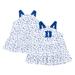 Girls Infant Colosseum White Duke Blue Devils Robin Floral Dress