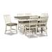 Signature Design by Ashley Bolanburg Antique White / Brown 7-Piece Counter Height Dining Package