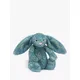 Jellycat Bashful Bunny Luxe Soft Toy, Blue/Multi