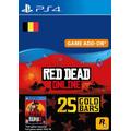 Red Dead Online - 25 Gold Bars PS4 (Belgium)