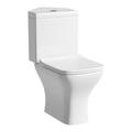 Orchard Derwent square compact corner close coupled toilet with slimline soft close toilet seat