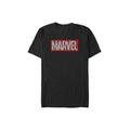 Men's Big & Tall Marvel Heart Fill Tops & Tees by Mad Engine in Black (Size 4XL)