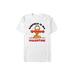Men's Big & Tall Garfield Is My Valentine Tops & Tees by Mad Engine in White (Size 4XL)