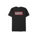 Men's Big & Tall Marvel Heart Fill Tops & Tees by Mad Engine in Black (Size XXLT)