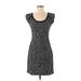 French Connection Casual Dress Scoop Neck Sleeveless: Gray Dresses - Women's Size 6