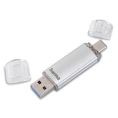 HAMA USB-Stick "C-Laeta, Type-C USB 3.1/USB 3.0", silber (silberfarben), 250 GB, USB-Sticks Image