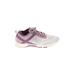 Reebok Sneakers: Purple Print Shoes - Women's Size 8 - Almond Toe