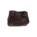 MICHAEL Michael Kors Leather Satchel: Pebbled Brown Solid Bags