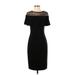 Joseph Ribkoff Casual Dress - Sheath: Black Solid Dresses - Women's Size 2