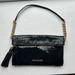 Michael Kors Bags | Michael Kors Weston Patent Leather Python Embossed Clutch | Color: Black | Size: 11.25” Wide X 7” Tall