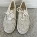 Kate Spade Shoes | Keds X Kate Spade Women’s Size 8, Worn Once Sparkly Dress Shoes/Sneakers | Color: Silver/White | Size: 8