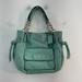 Coach Bags | Coach L0969 Teal Green Leather Satchel Bag Purse Handbag For Women | Color: Green | Size: Os