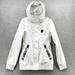 Adidas Jackets & Coats | Adidas Snowboarding Jacket Adult Xs White Harness Strap Balaclava Recco Women's. | Color: White | Size: Xs