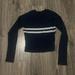 Brandy Melville Tops | Brandy Melville Navy Striped Long Sleeve | Color: Blue/Gray | Size: One Size