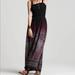 Free People Dresses | Free People Purple And Black Paisley Maxi Dress | Color: Black/Purple | Size: M