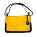 Dooney & Bourke Bags | Dooney & Bourke Pebbled Leather Adjustable Shoulder Bag | Color: Brown/Yellow | Size: Os