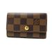 Louis Vuitton Accessories | Louis Vuitton Damier Multicles 6 N62630 Men,Women Damier Canvas Key Case Ebene | Color: Brown | Size: Os