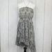 Free People Dresses | Free People Asymmetrical Halter Dress | Color: Blue/Cream | Size: S