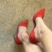 J. Crew Shoes | J Crew Heels, Orange Suede, Size 8, Made In Italy, 4” Heel | Color: Orange | Size: 8