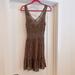 Free People Dresses | Free People Floral Lace Mini Dress | Color: Brown/Purple | Size: M