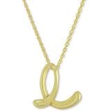 Giani Bernini Jewelry | Giani Bernini Script Initial E Sterling Silver Necklace In Gold-Tone Msrp $75 Nw | Color: Gold | Size: 18"