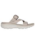 Skechers Women's Relaxed Fit: Easy Going - Slide On By Sandals | Size 6.5 | Taupe | Synthetic | Vegan