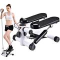 Fitness Stepper Step Machine Portable Stair Stepper Stamina for Home Use with Drawstring LCD Monitor Exercise Machine Safety Slip Efficency