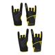 Sosoport 2 Pairs Disposable Christmas Cup Semi Winter Gloves Crown Green Bowls Training Gloves Warm Mittens for Men Bottle Cooler for Baby Milk Womens Glives Bowling Fitness Accessories