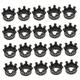 STOBOK 140 Pcs Crown Ornament Charms Bracelets Birthday Toppers for Cakes King Crown Charm Crystals Bracelet Charm Bracelet Crowns for Men Mini Diy Connector Portable Copper Man