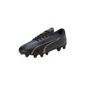 Puma Unisex Youth Ultra Play Fg/Ag Jr Soccer Shoes, Puma Black-Copper Rose, 4.5 UK