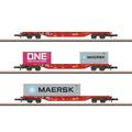 Märklin 82640 Z 3er-Set Container-Tragwagenset Sgns 6 der DB AG