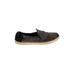 TOMS Flats: Black Marled Shoes - Women's Size 8 1/2 - Round Toe