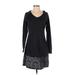 Lola Casual Dress - Sweater Dress: Gray Dresses - Women's Size Small